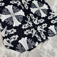 Chrome Hearts Silk Plus Cross Button Up Shirt 