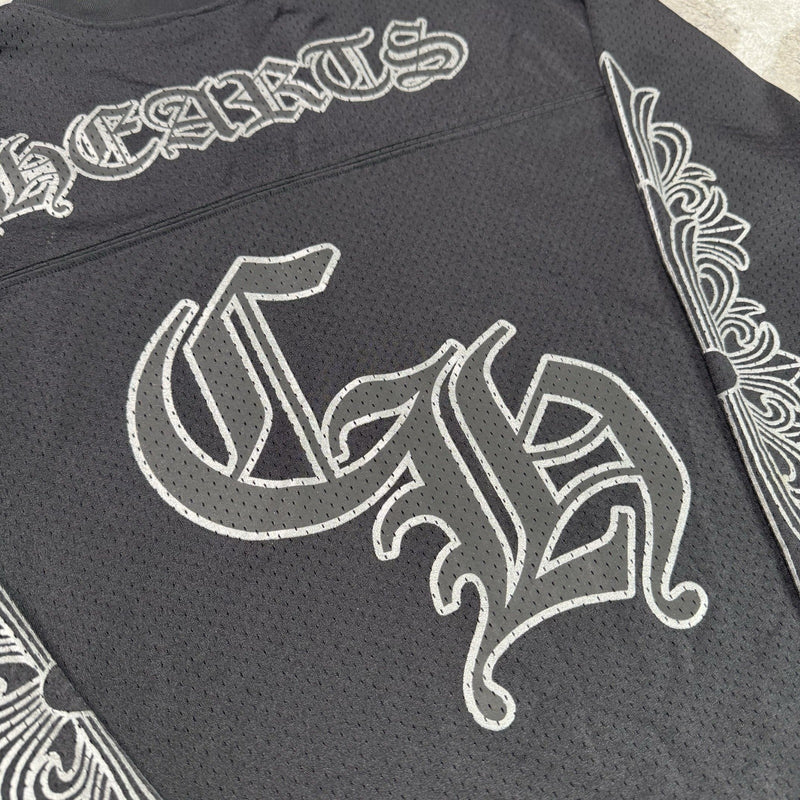 Chrome Hearts Mesh CH Stadium Long Sleeve Jersey 