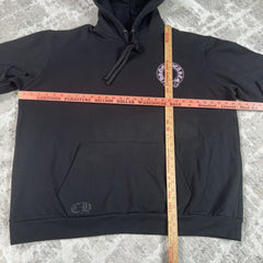 Chrome Hearts Friends And Family Pink Glitter Floral Pullover Hoodie