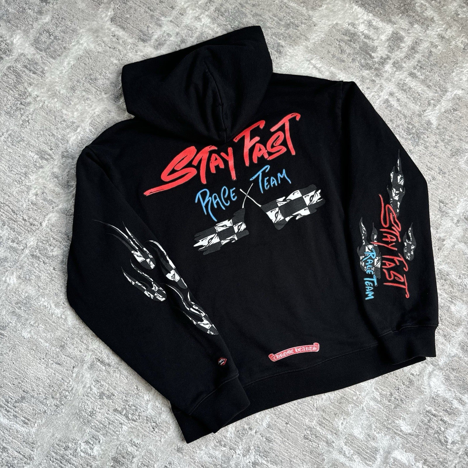 Chrome Hearts Matty Boy Stay Fast Pullover Hoodie 