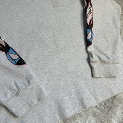 Chrome Hearts Matty Boy Brain Long Sleeve Pocket Tee Shirt 