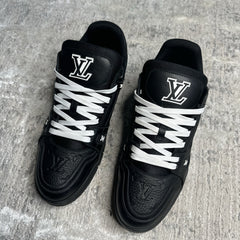 Louis Vuitton Trainer Low ‘embossed Monogram’ Sz- 10LV