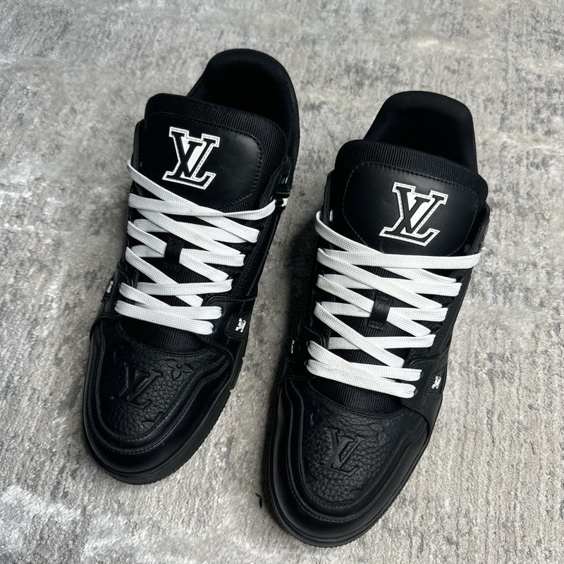 Louis Vuitton Trainer Low ‘embossed Monogram’ Sz- 10LV