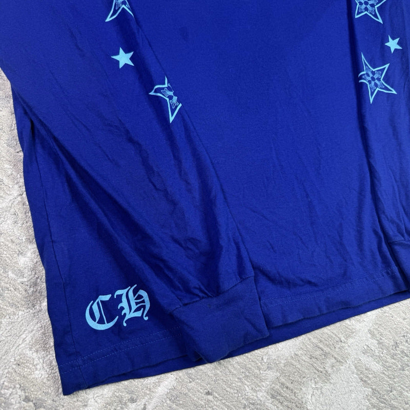Chrome Hearts Stars Long Sleeve Tee Shirt 