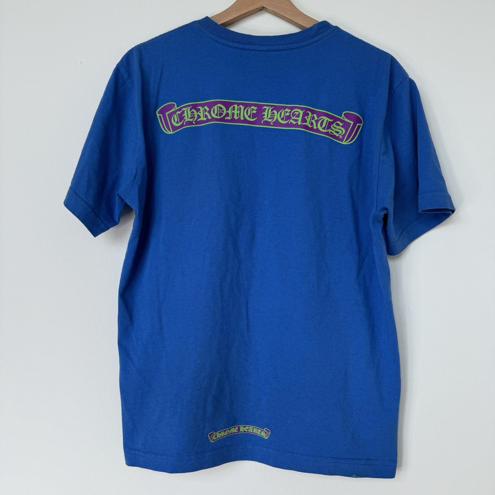 Chrome Hearts Scroll Logo Short Sleeve Pocket Tee 