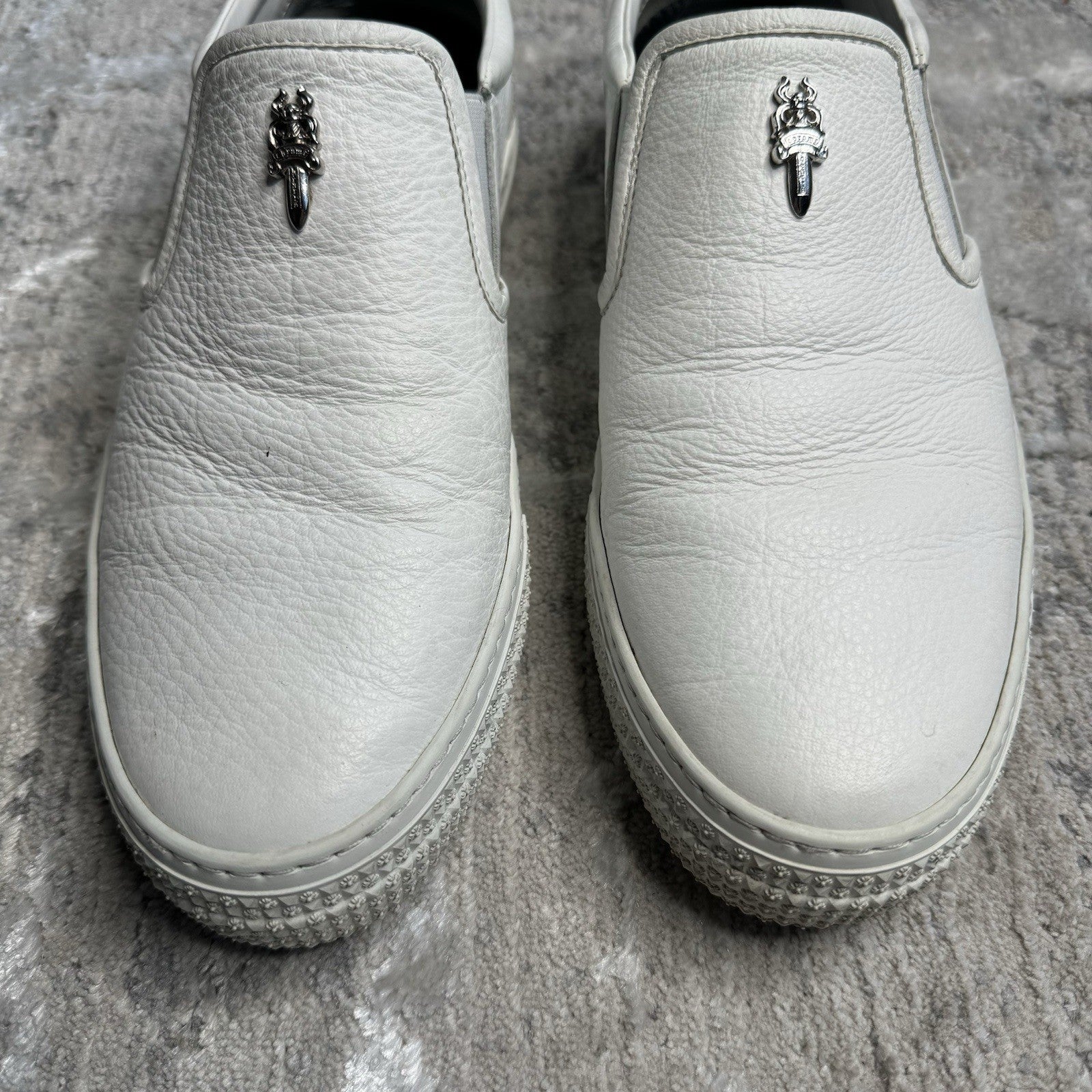 Chrome Hearts Vans Dagger Slip Ons 