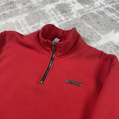 Chrome Hearts King Taco Triple Cross Embroidered Quarter Zip Pullover 