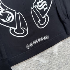 Chrome Hearts Floral Horseshoe Long Sleeve Shirt 