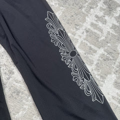 Chrome Hearts Mesh CH Floral Stadium Sweatpants 