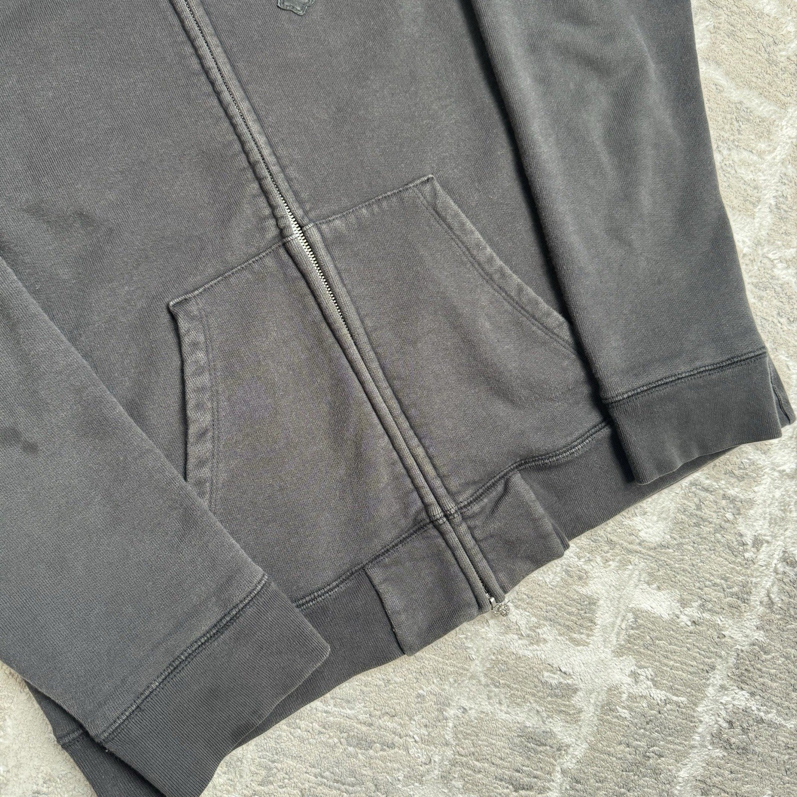 Chrome Hearts Paper Jam Triple Cross Zip Up Hoodie 
