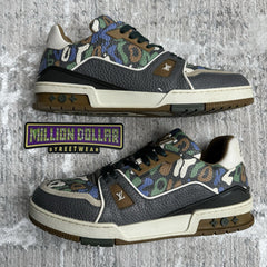 Louis Vuitton Trainer Low ‘brown Camo’ Sz- 9LV