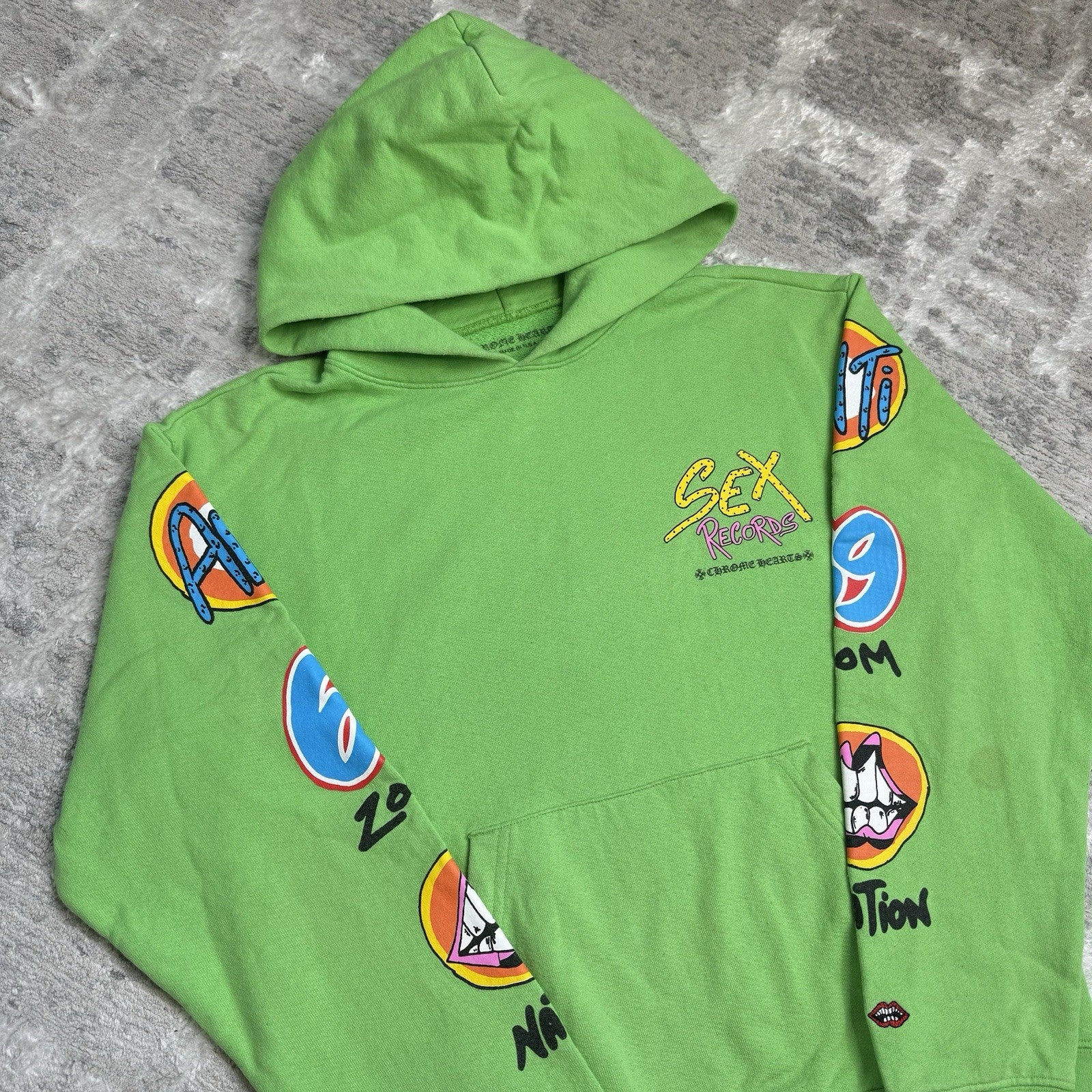 Chrome Hearts Matty Boy Sex Records Pullover Hoodie 
