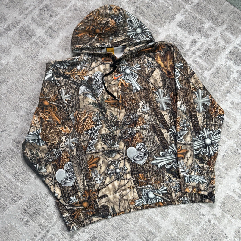 Chrome Hearts Nike Nocta Drake CLB Camo Horseshoe Pullover Hoodie