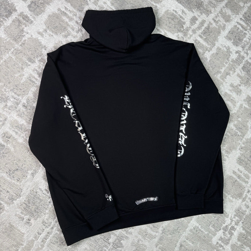 Chrome Hearts 1988 Foil Letters Sleeve Logo Pullover Hoodie 