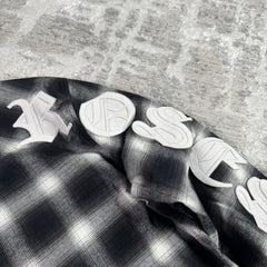 Chrome Hearts Guns N Roses Leather Button Up 