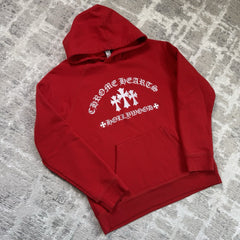 Chrome Hearts King Taco Triple Cross Embroidered Pullover Hoodie 