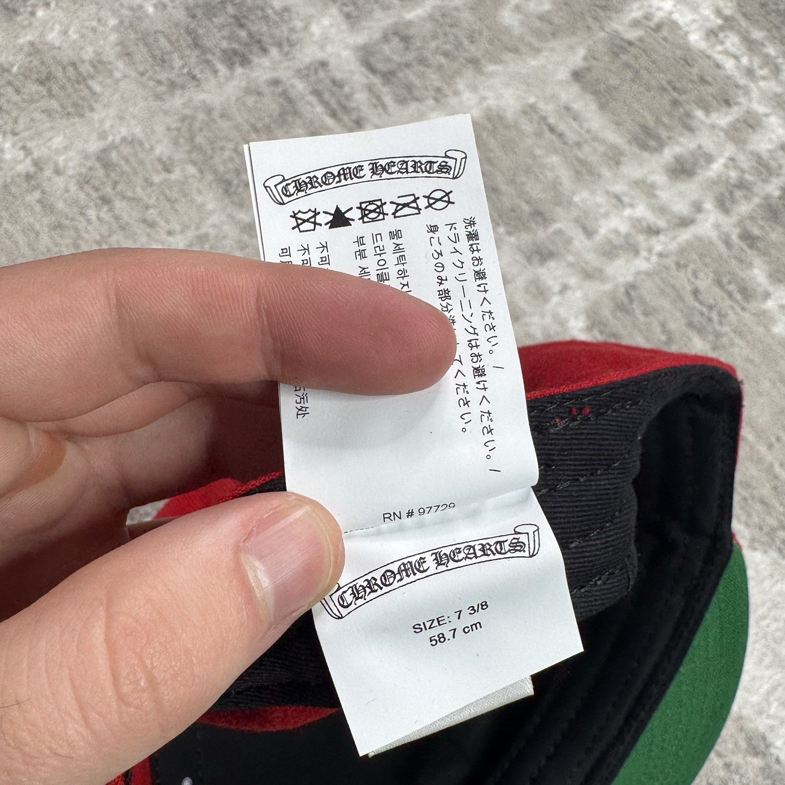 Chrome Hearts Love You Fitted Baseball Hat