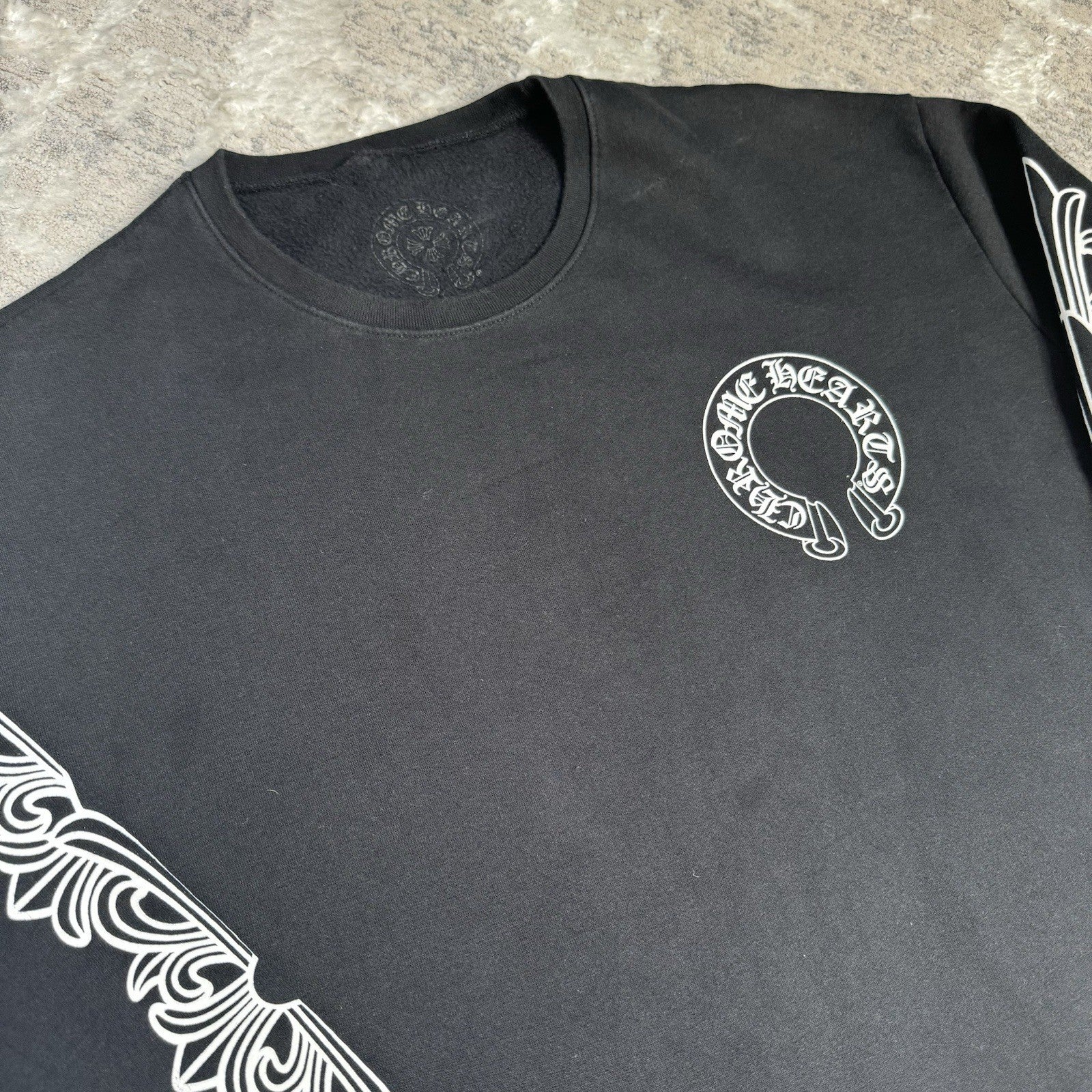 Chrome Hearts Floral Horseshoe Pullover Crewneck 