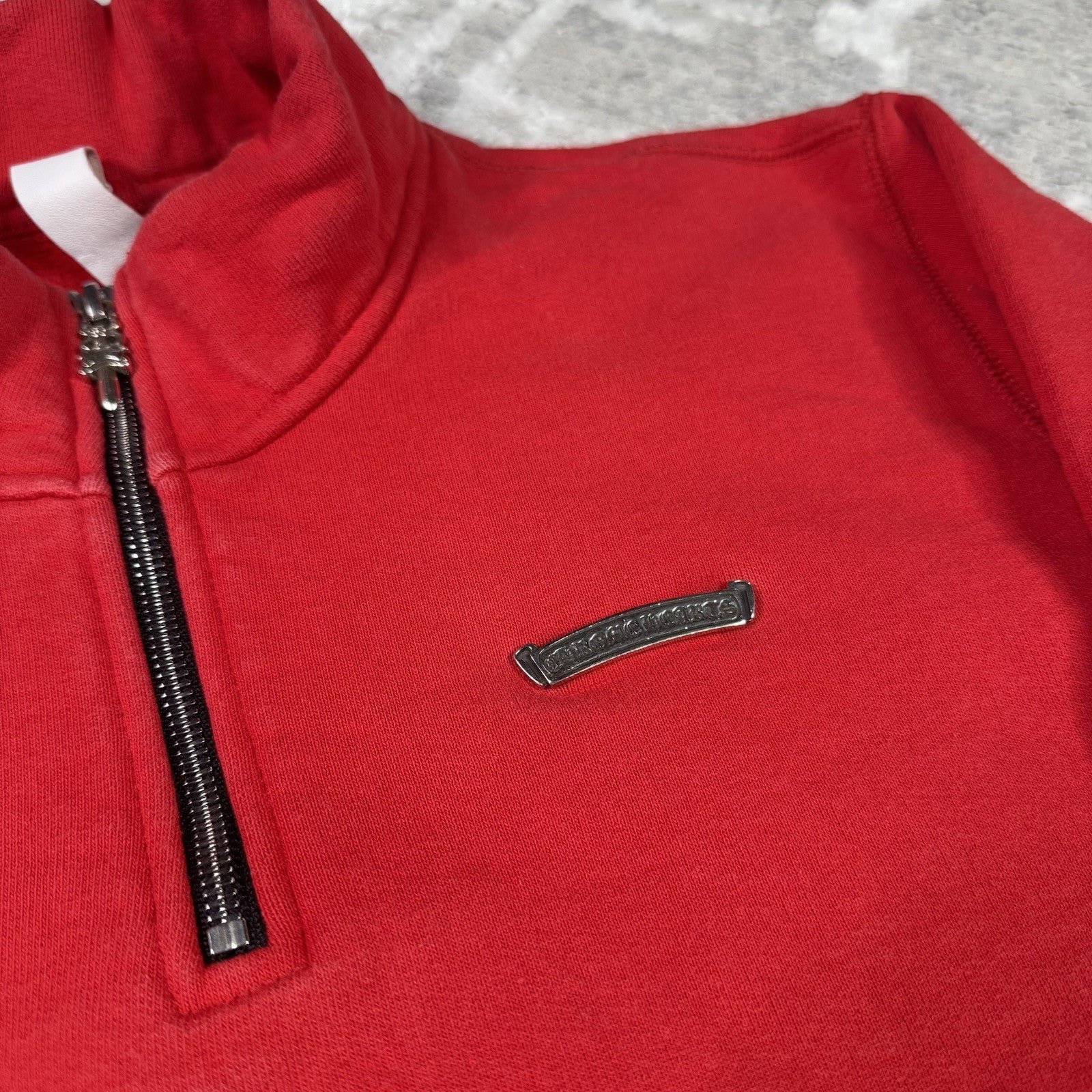 Chrome Hearts Sailin King Taco Quarter Zip Pullover Sweatshirt 