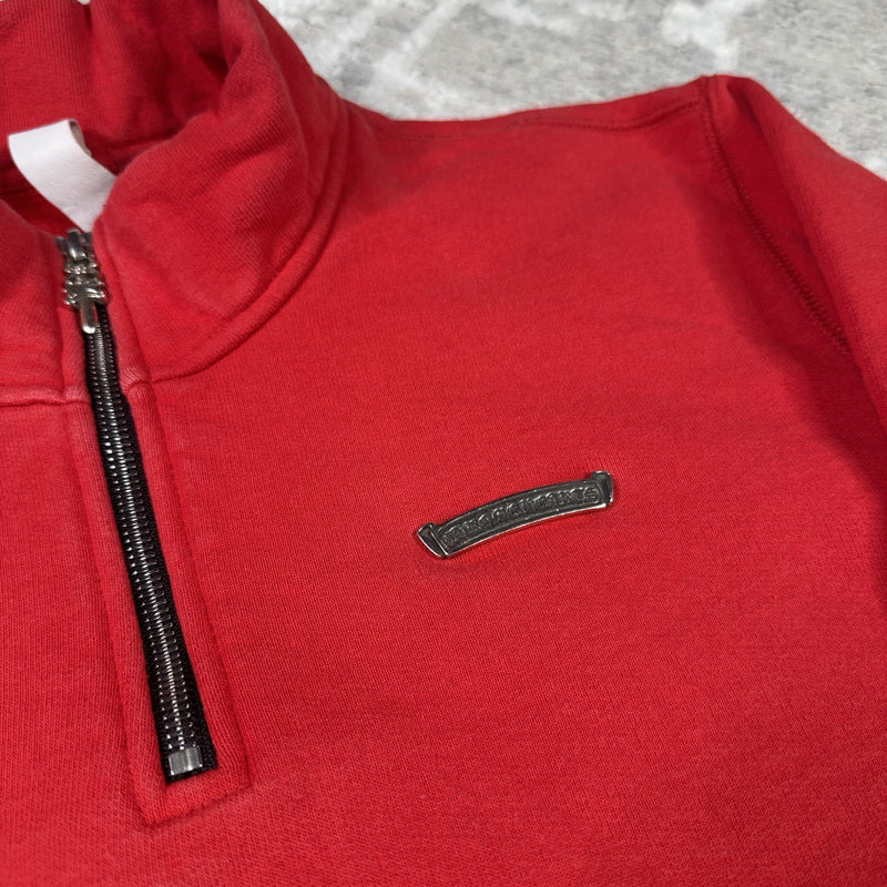 Chrome Hearts Sailin King Taco Quarter Zip Pullover Sweatshirt 