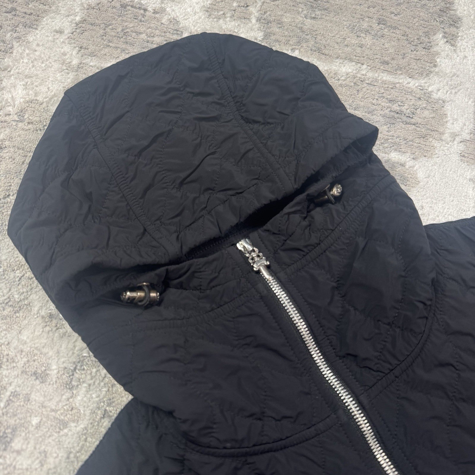Chrome Hearts Quilted Zip Up Hoodie 