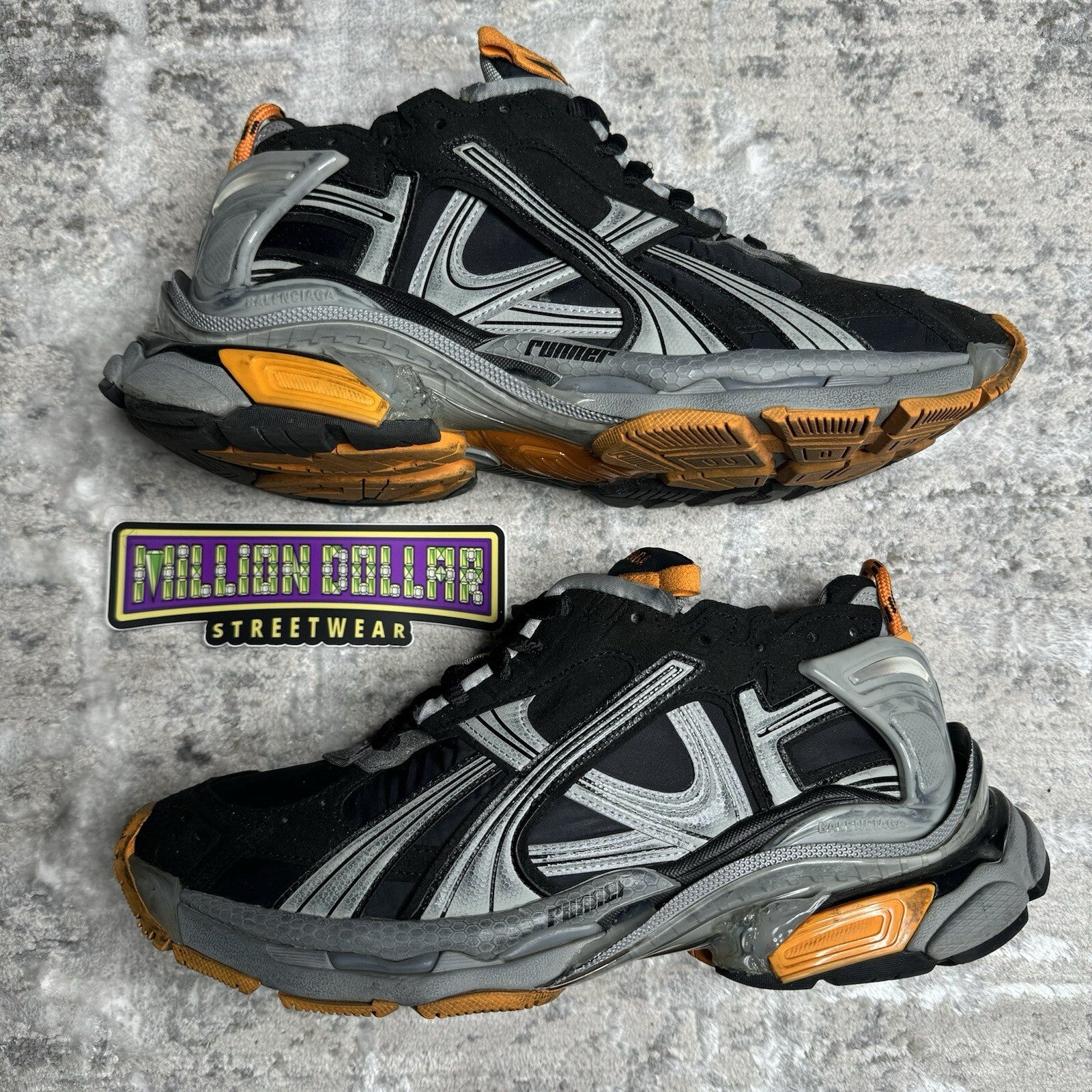 Balenciaga Runner Sneaker ‘mesh Orange’ Sz- 9M/42EU