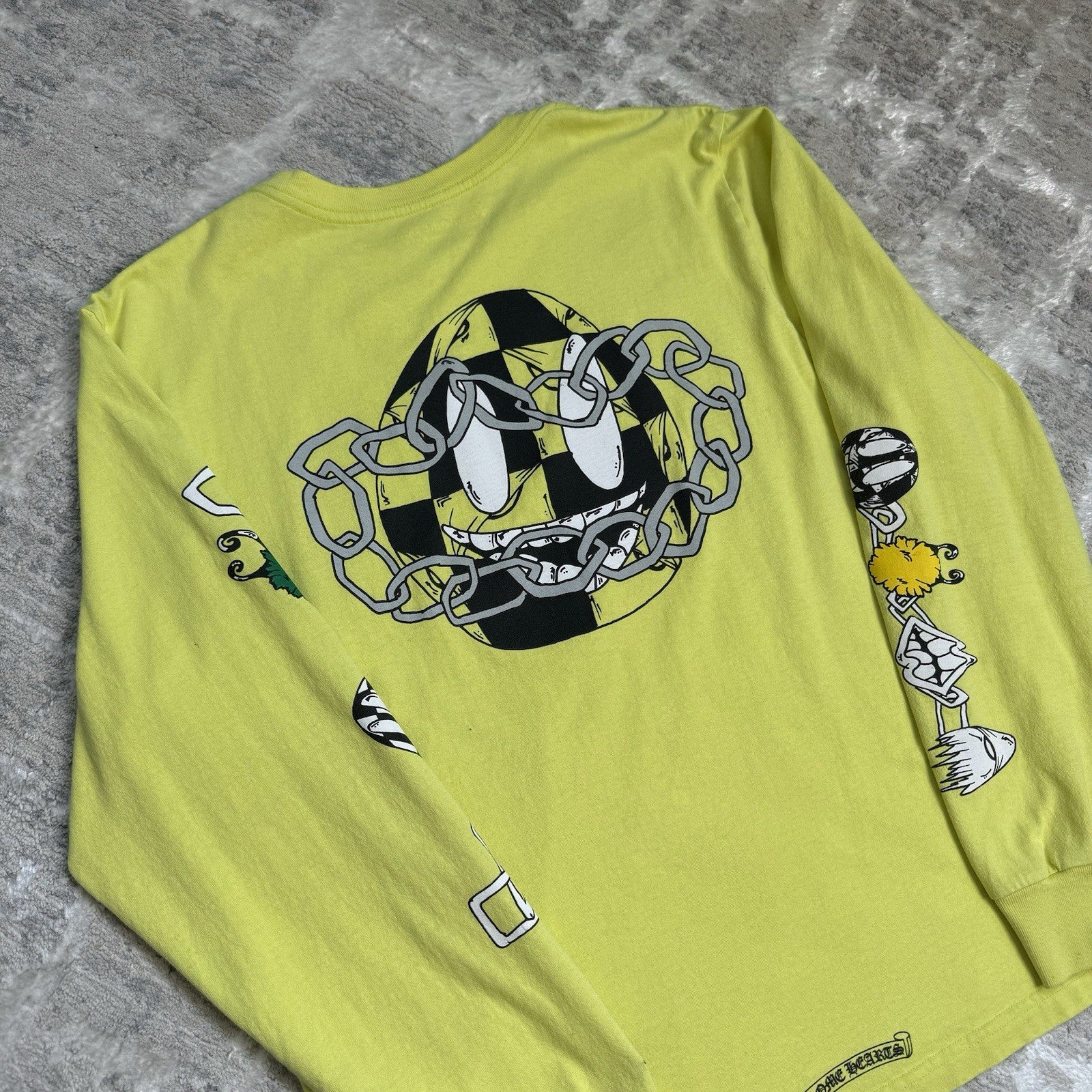 Chrome Hearts Matty Boy Link Long Sleeve Pocket Tee Shirt 