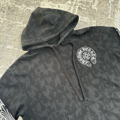 Chrome Hearts Allover Cemetery Cross Print Pullover Hoodie 