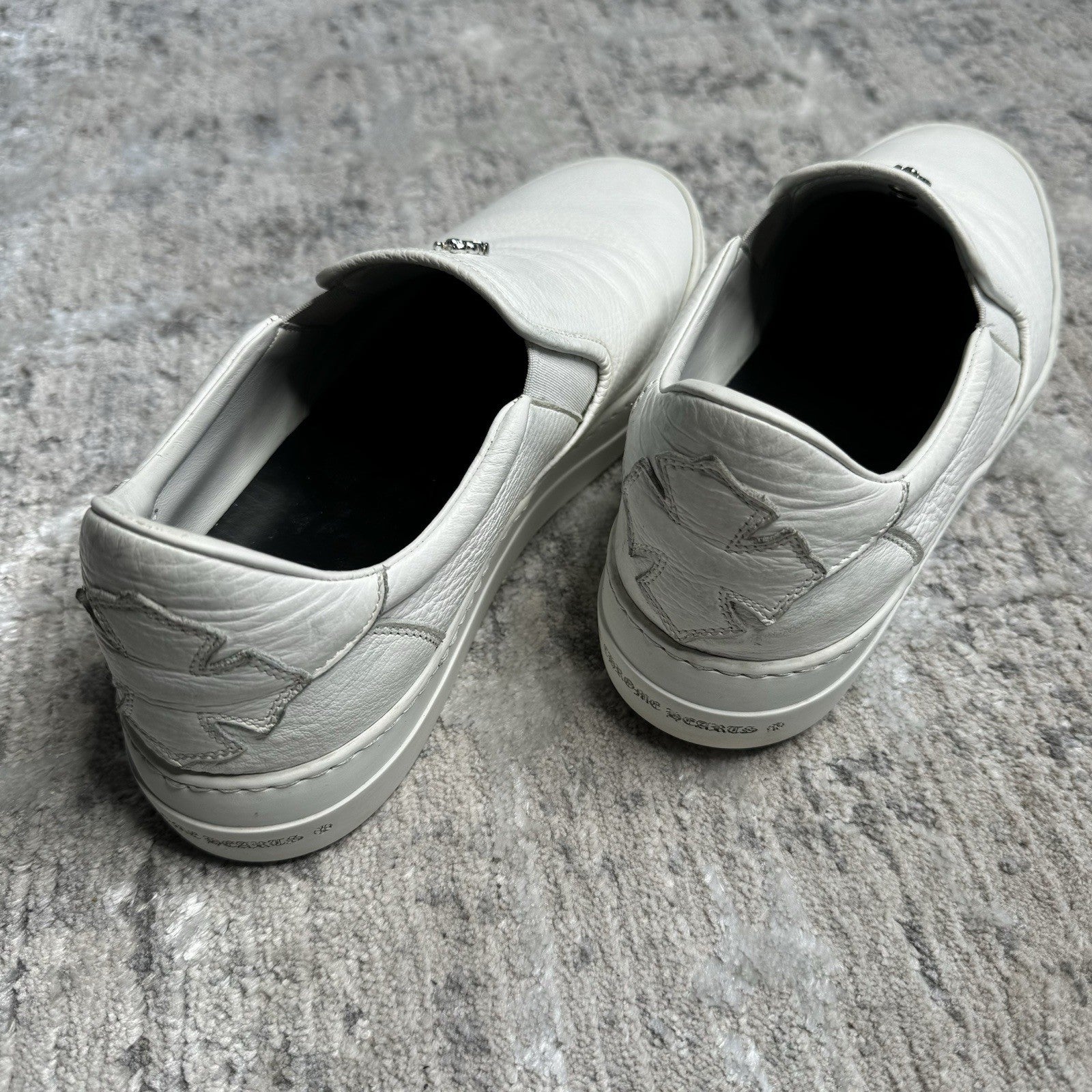 Chrome Hearts Vans Dagger Slip Ons 