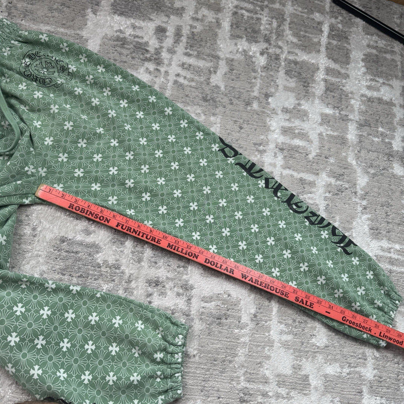 Chrome Hearts Monogram Plus Cross Print Sweatpants 