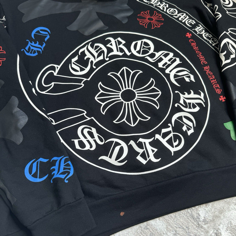 Chrome Hearts Stencil Pullover Hoodie 