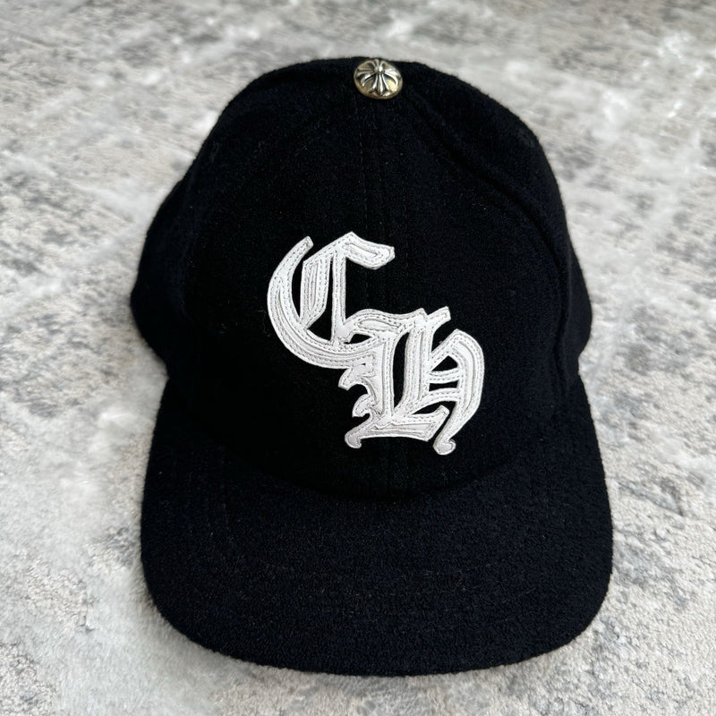 Chrome Hearts Wool Leather Strap Hat ‘black’ 