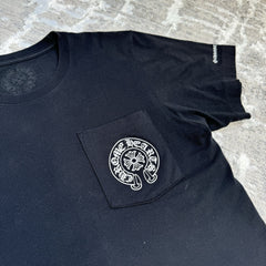 Chrome Hearts Horseshoe Short Sleeve Pocket Tee Shirt 