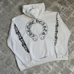 Chrome Hearts Floral Horseshoe Pullover Hoodie 