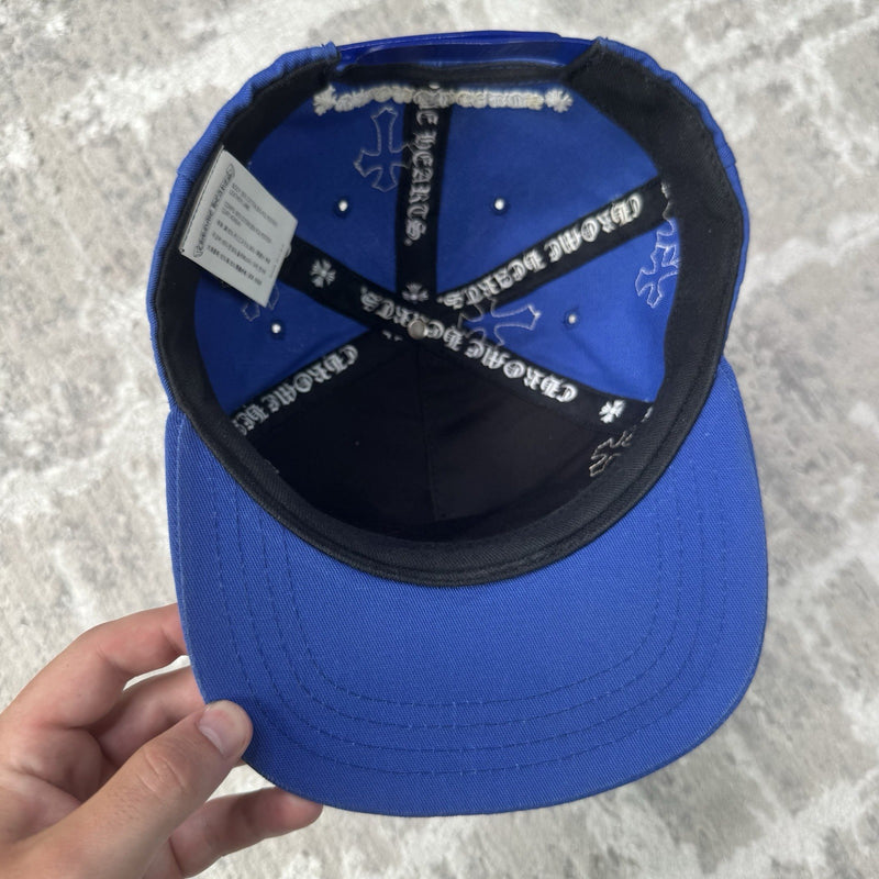 Chrome Hearts Leather Cross Patch Baseball Hat