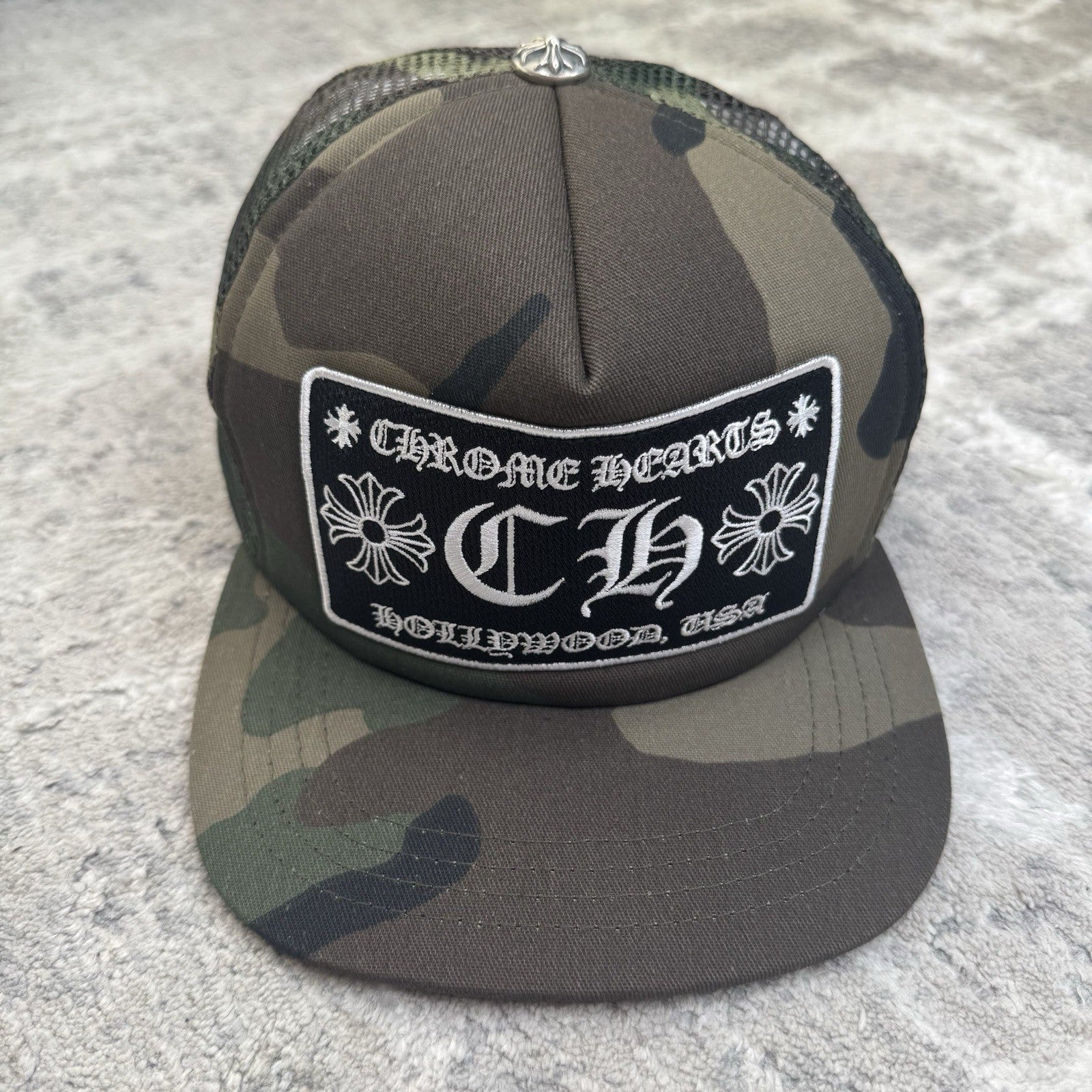 Chrome Hearts Hollywood CH Trucker Hat 