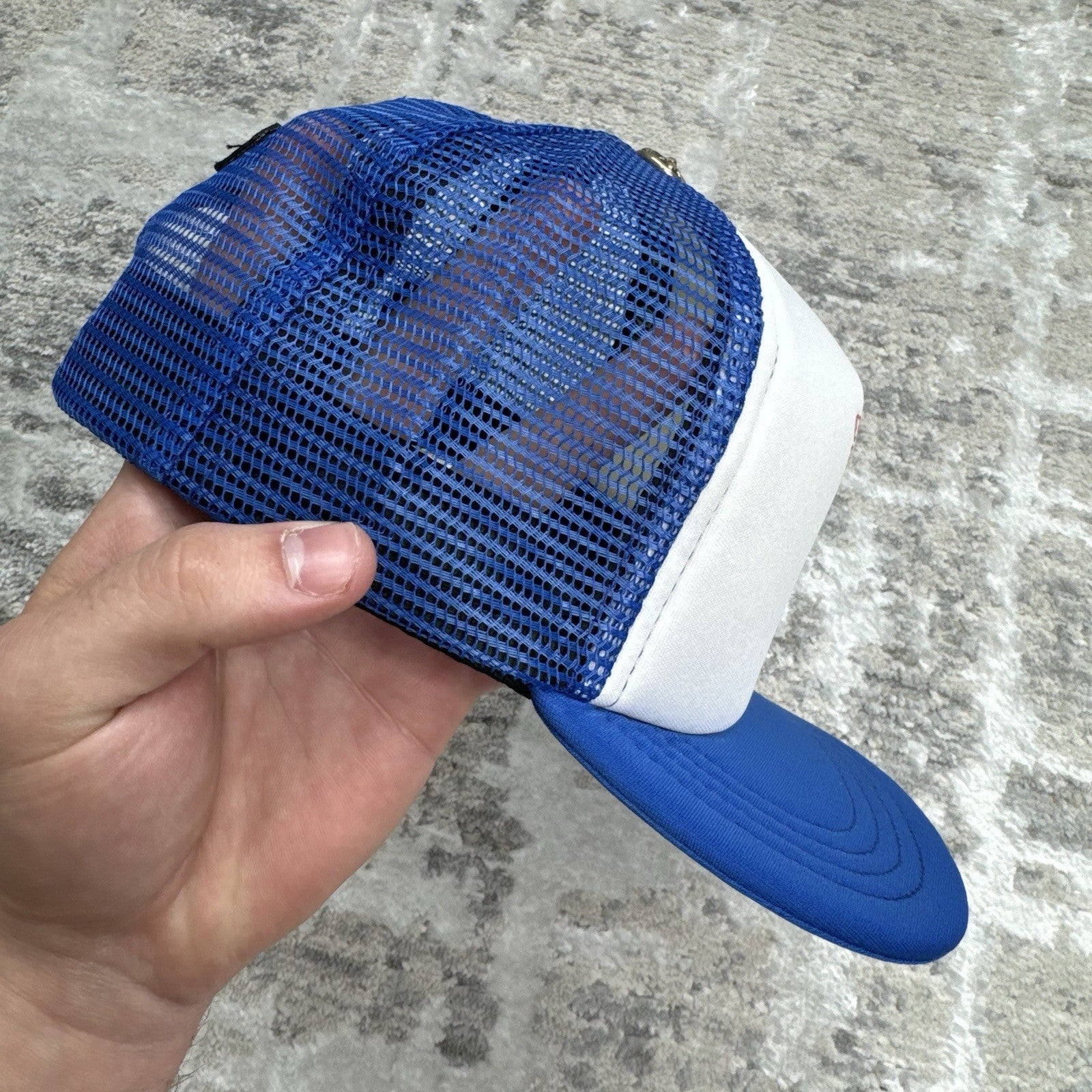 Chrome Hearts Eye Chart Logo Trucker Hat