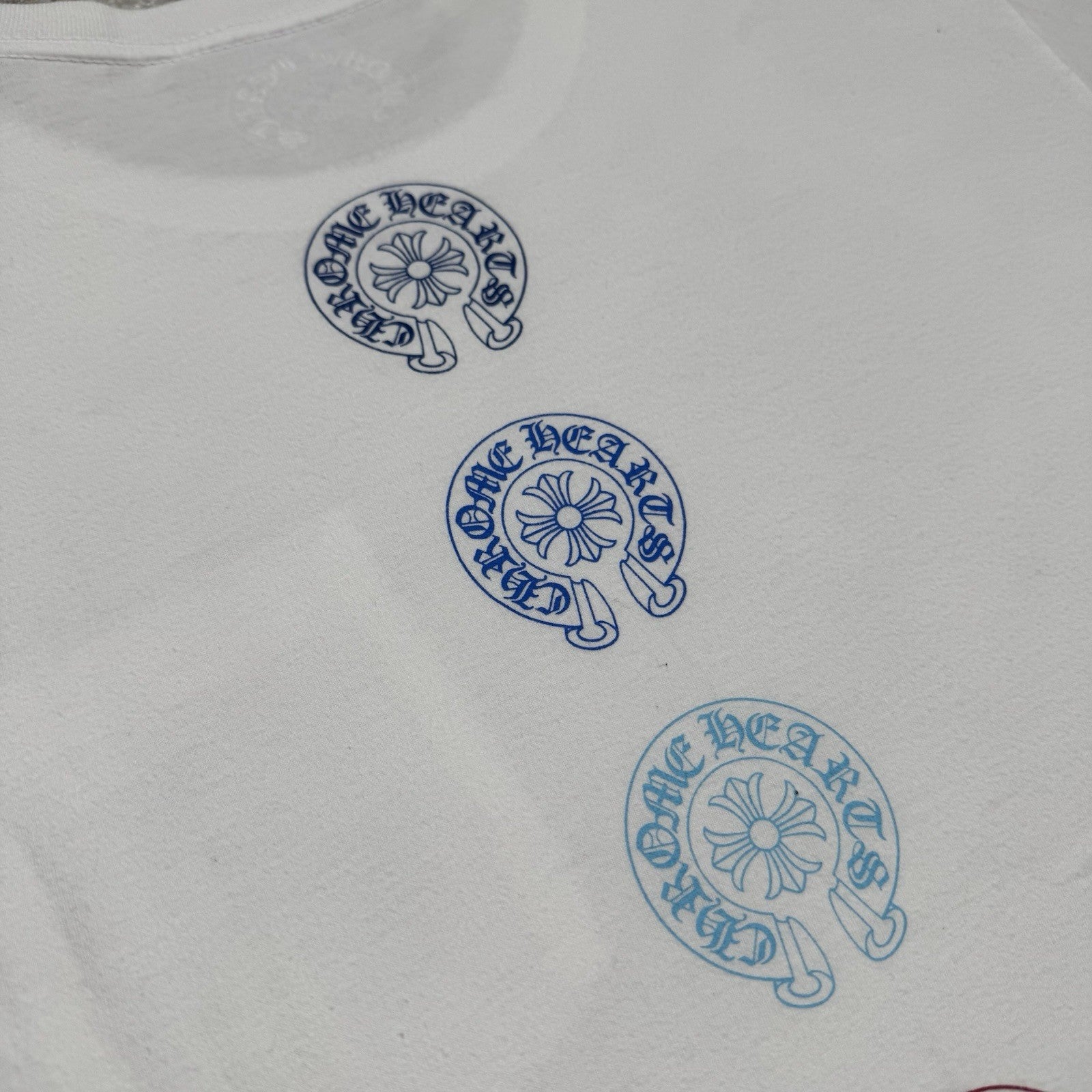 Chrome Hearts Horseshoe Multi-color Short Sleeve Tee Shirt 