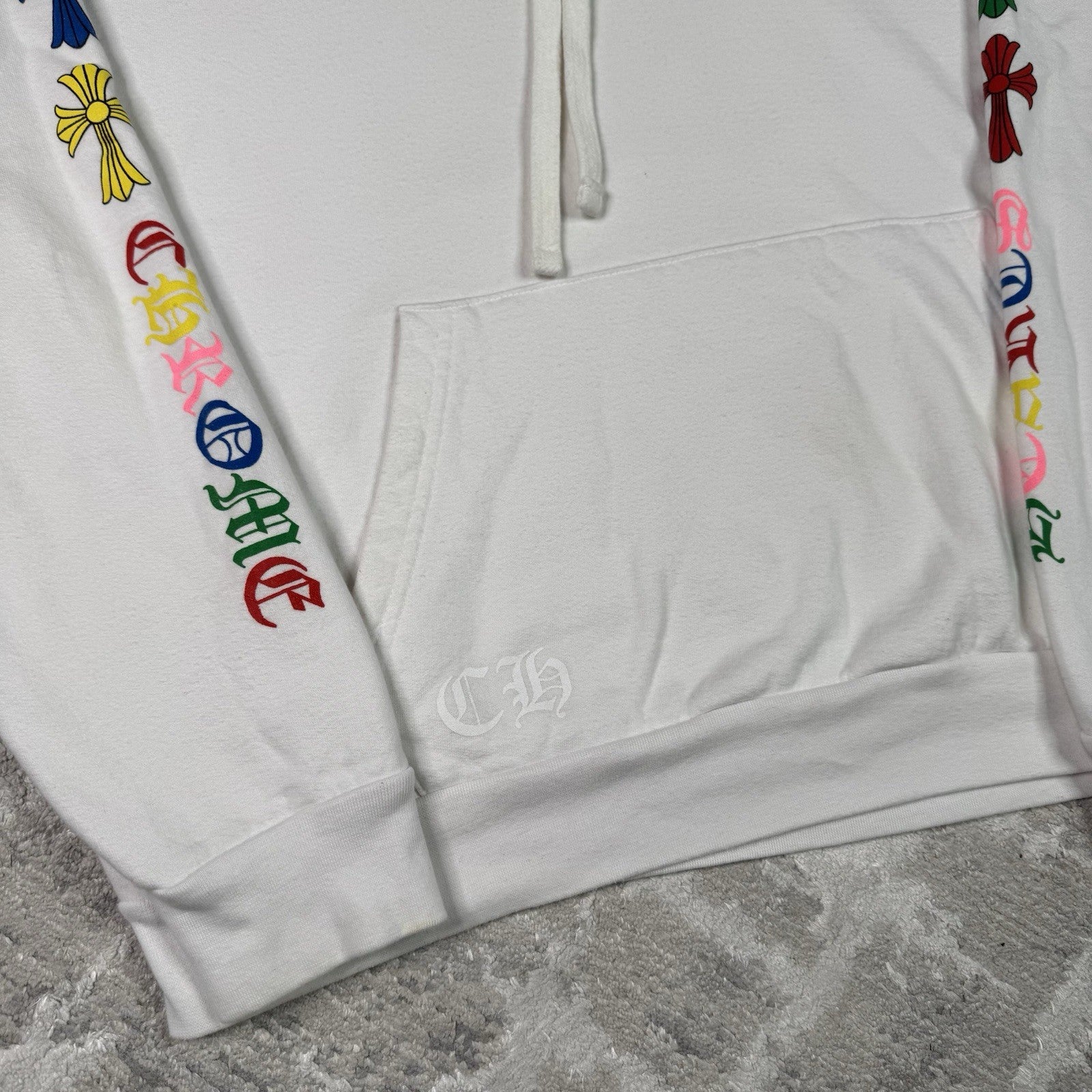 Chrome hearts Cemetery Multi-color Cross Pullover Hoodie 