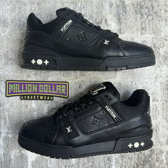 Louis Vuitton Trainer Low ‘embossed Monogram’ Sz- 8.5LV