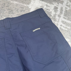 Chrome Hearts Nylon Leather Double Knee Shorts 