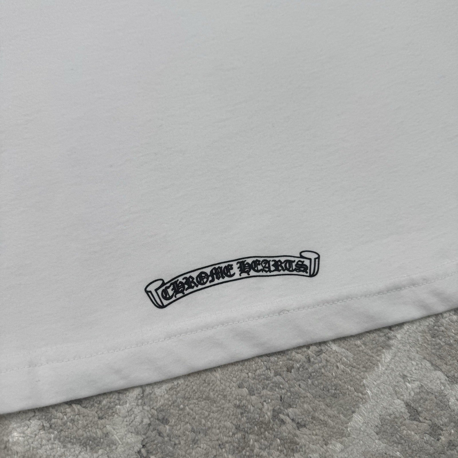 Chrome Hearts Scroll Logo Pocket Tee Shirt 