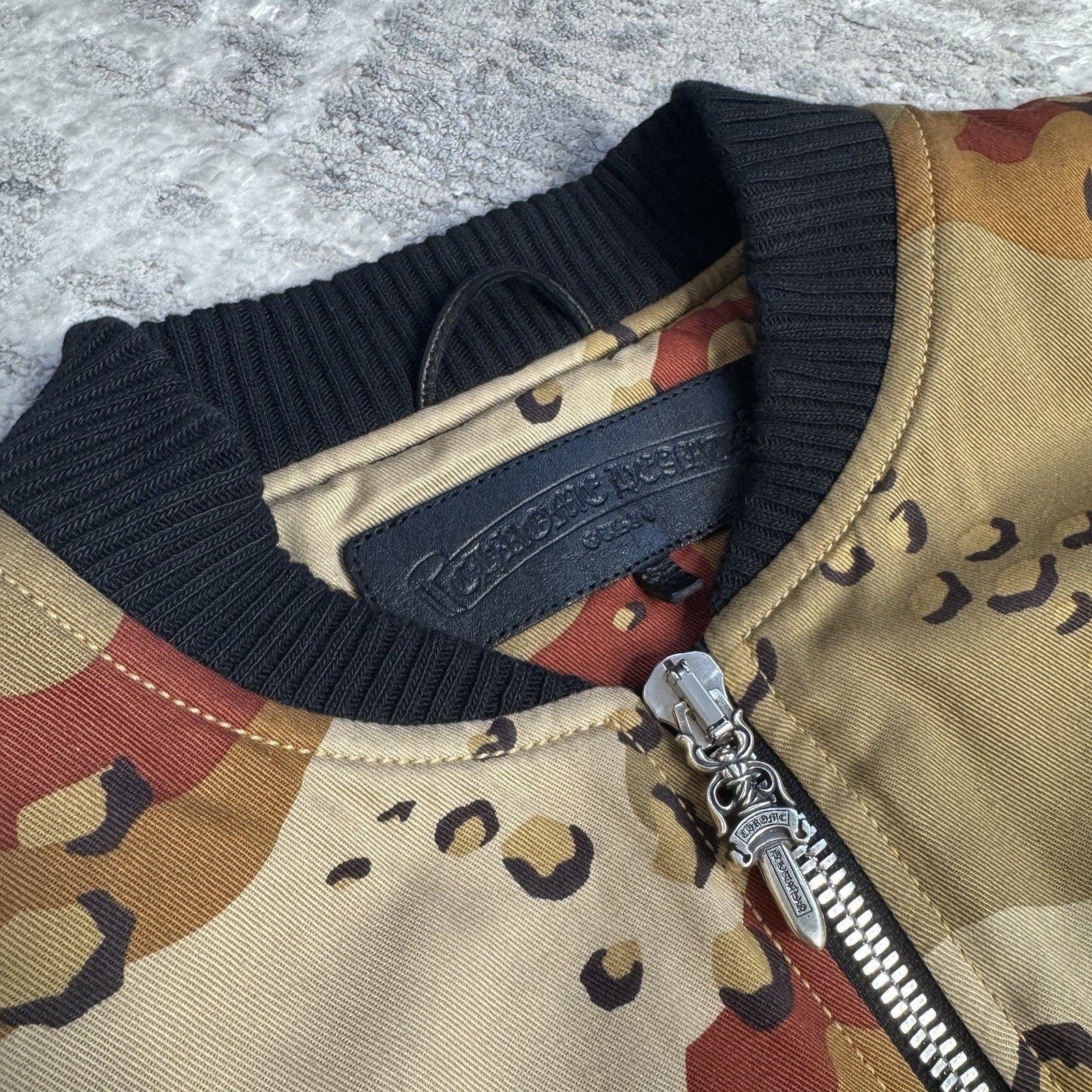 Chrome Hearts Matty Boy Sex Records Zip Up Bomber Jacket 