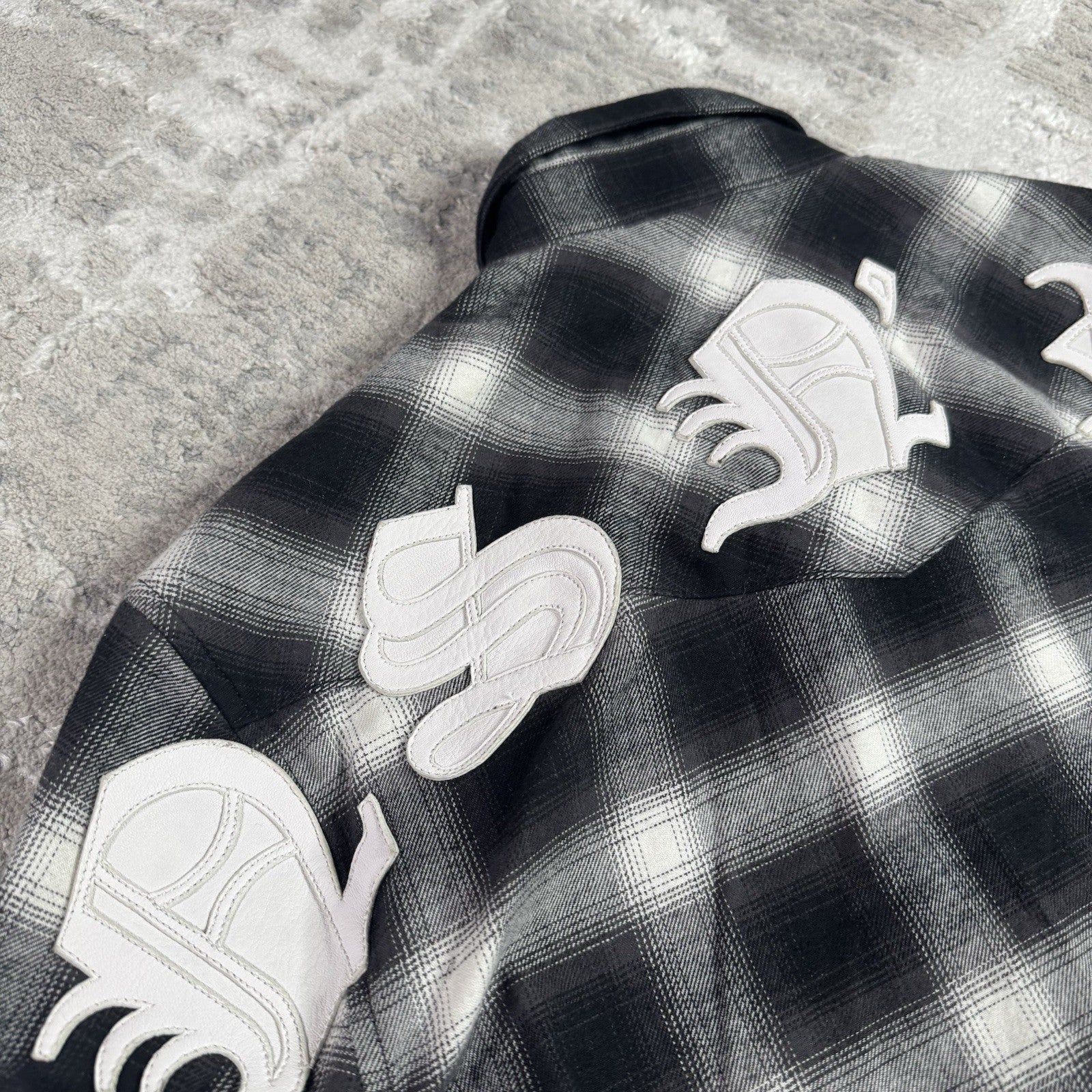 Chrome Hearts Guns N Roses Leather Button Up 