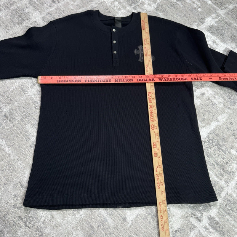 Chrome Hearts Waffle Thermal Patch Cross Long Sleeve 