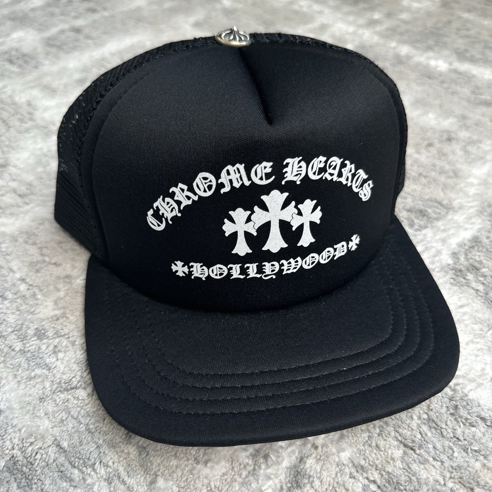 Chrome Hearts King Taco Triple Cross Trucker Hat