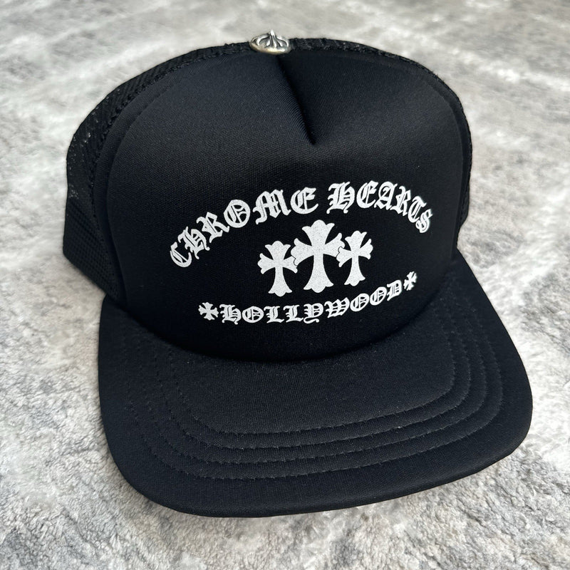 Chrome Hearts King Taco Triple Cross Trucker Hat