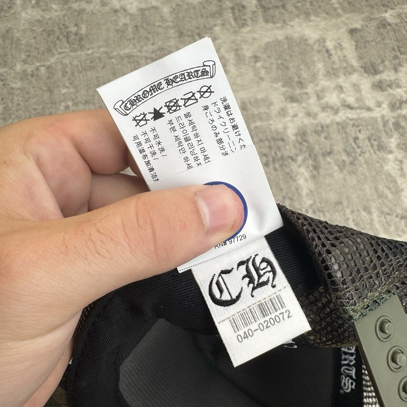 Chrome Hearts Hollywood CH Trucker Hat 