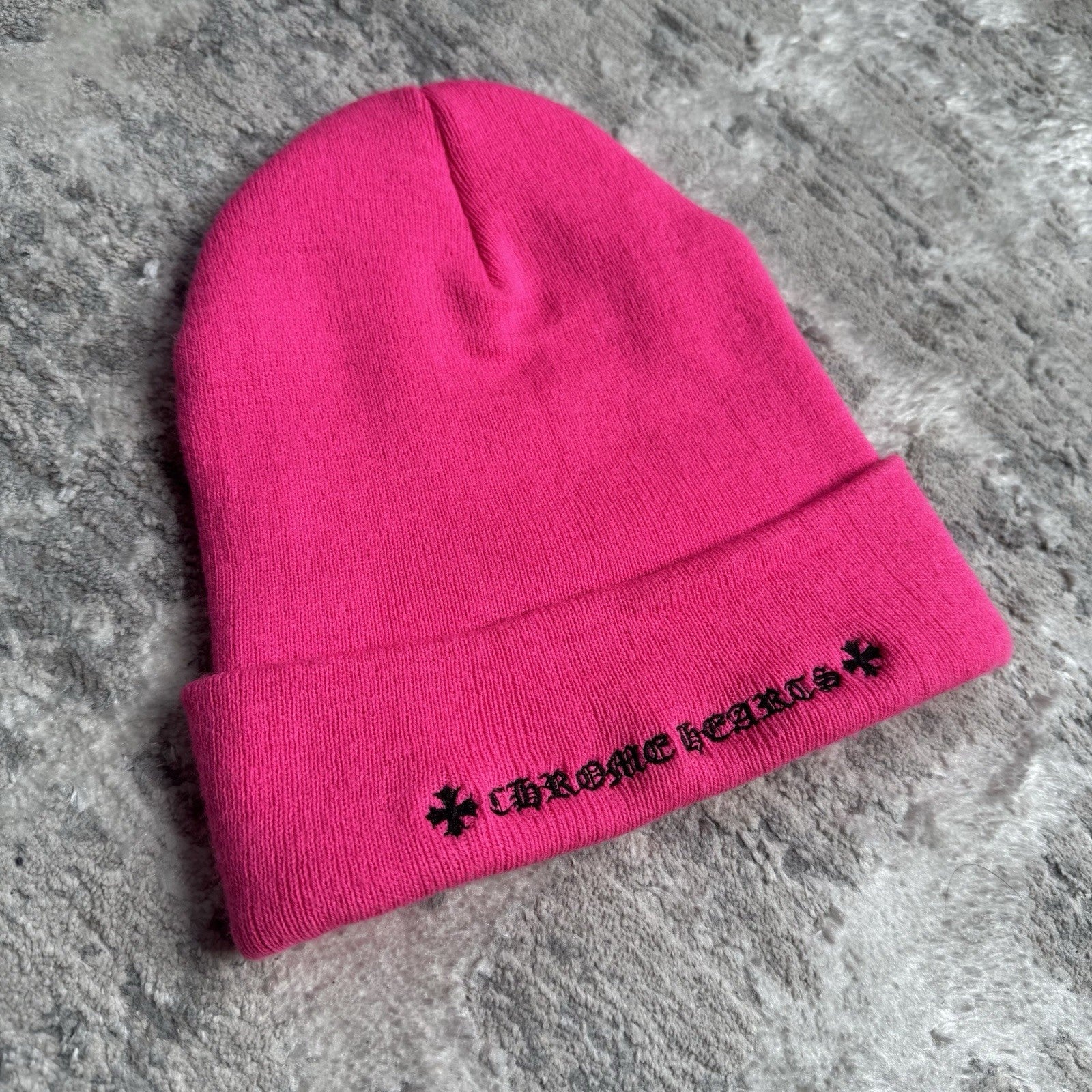 Chrome Hearts CH Embroidered Logo Beanie Hat