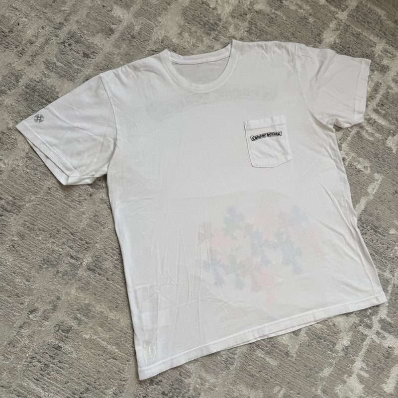 Chrome Hearts Cemetery Multi-color Cross Short Sleeve Shirt 